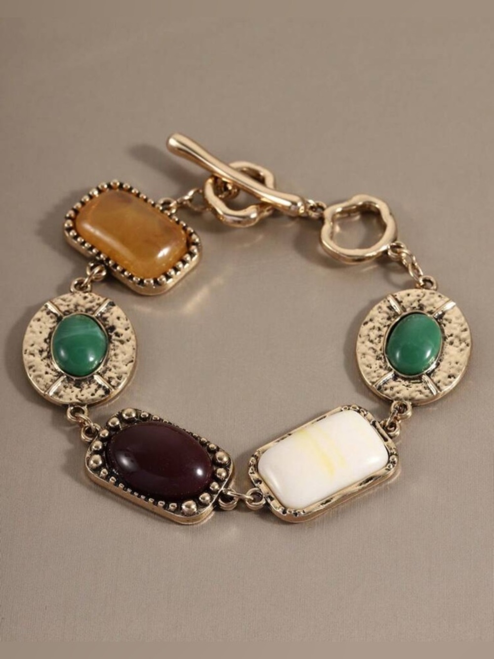 Boho stone bracelet S1379